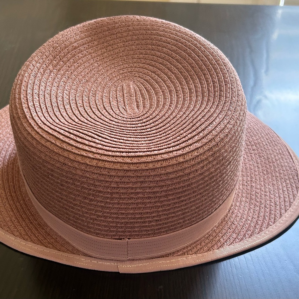 Sun Hats Lands End Face Saver Sun Hat Navy & Mauve L/XL TWO HATS - Picture 3 of 9